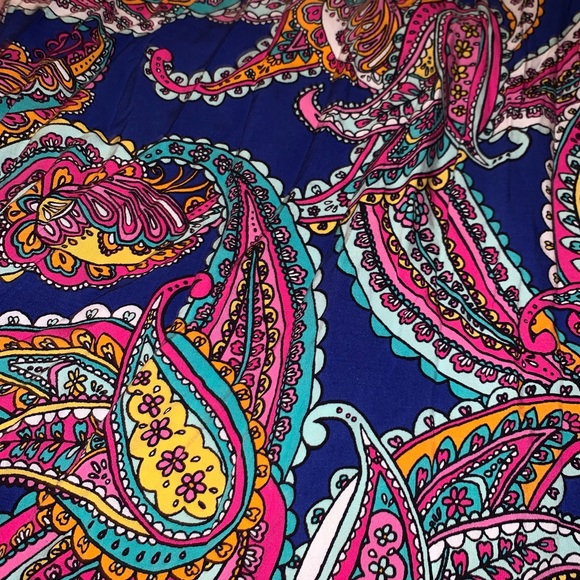 Paisley Strapless Maxi Dress - Picture 5 of 7